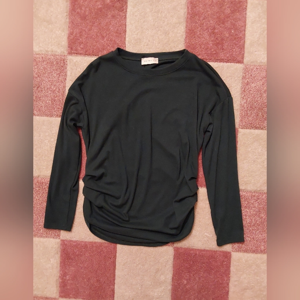 Emerald green Long Sleeve Top